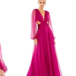 - Max Duggal Leena dress size 12  cut out a line dress